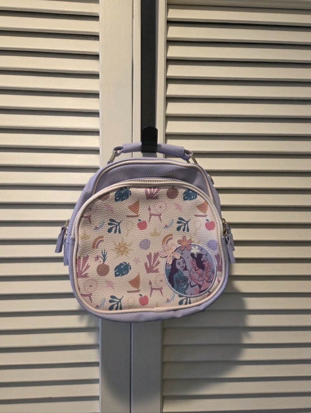 Disney Parks Princess Moana Jasmine Merida and Flowers Mini Backpack New w TagR
